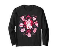 Disney Minnie Mouse Sweet Treats & Cherries Pink Coquette Langarmshirt