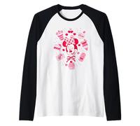Disney Minnie Mouse Sweet Treats & Cherries Pink Coquette Raglan