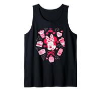 Disney Minnie Mouse Sweet Treats & Cherries Pink Coquette Tank Top