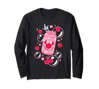 Disney Minnie Mouse Sweet Treats Pink Cherry Soda Coquette Langarmshirt