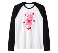 Disney Minnie Mouse Sweet Treats Pink Cherry Soda Coquette Raglan