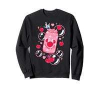 Disney Minnie Mouse Sweet Treats Pink Cherry Soda Coquette Sweatshirt