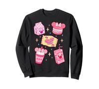 Disney Minnie Mouse Sweet Treats Pink Coquette Collage Sweatshirt