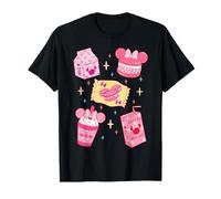 Disney Minnie Mouse Sweet Treats Pink Coquette Collage T-Shirt