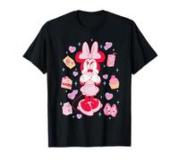 Disney Minnie Mouse Sweet Treats & Pink Hearts Coquette T-Shirt