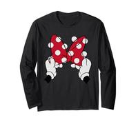 Disney Minnie Mouse's Red Polka Dot Bow Langarmshirt