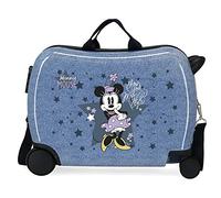Disney Minnie Style Blue Kinderkoffer 50 x 39 x 20 cm starres ABS-Seitenkombinationsschloss 34 l 1,8 kg 4 Rollen Handgepäck