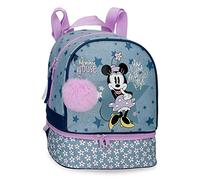Disney Minnie Style Rucksack Lunch Bag Blau 23x28x13 cm Polyester 8,37L