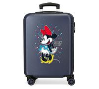 Disney Minnie Sunny Day Kabinenkoffer Blau 37x55x20 cms Hartschalen ABS Kombinationsschloss 34L 2,6Kgs 4 Doppelräder Handgepäck