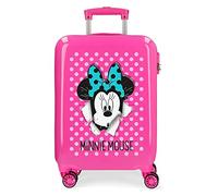 Disney Minnie Sunny Day Kabinenkoffer Rosa 37x55x20 cms Hartschalen ABS Kombinationsschloss 34L 2,6Kgs 4 Doppelräder Handgepäck