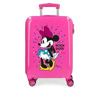 Disney Minnie Sunny Day Kabinenkoffer Rosa 37x55x20 cms Hartschalen ABS Kombinationsschloss 34L 2,6Kgs 4 Doppelräder Handgepäck