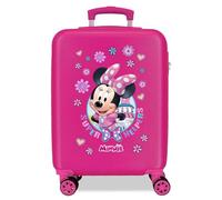 Disney Minnie Super Helpers Kabinenkoffer Rosa 37x55x20 cms Hartschalen ABS Kombinationsschloss 37.4L 2,6Kgs 4 Doppelräder Handgepäck