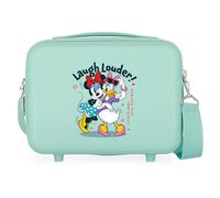 Disney Minnie Teen Kulturbeutel, anpassbar, mit Umhängetasche, Blau, 29 x 21 x 15 cm, starr, ABS, 9,14 l