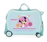 Disney Minnie Today is my day Kabinenkoffer Blau 38 x 55 x 20 cm Starres ABS Seitliches Zahlenschloss 34L 2 kg 4 Doppelrollen Handgepäck