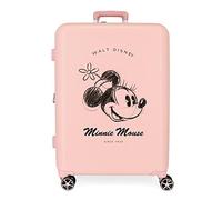 Disney Minnie You are Magic Mittelgroßer Koffer Nude 48x70x26 cm Starres ABS Integrierter TSA-Verschluss 88L 3,98 kg 4 Doppelräder