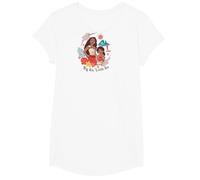 Disney Moana 2 Big Sis Little Sis Oceania Tropical Floral T-Shirt