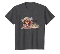 Disney Moana 2 Kotu Tropical Kakamora Panel T-Shirt, Kinder, Anthrazit Meliert, 98