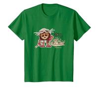 Disney Moana 2 Kotu Tropical Kakamora Panel T-Shirt, Kinder, Dunkelgrün, 98