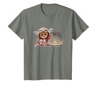 Disney Moana 2 Kotu Tropical Kakamora Panel T-Shirt, Kinder, Heidekraut/Armeegrün, 98