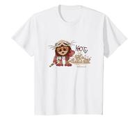 Disney Moana 2 Kotu Tropical Kakamora Panel T-Shirt, Kinder, Weiß, 128