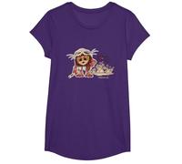 Disney Moana 2 Kotu Tropical Kakamora Panel T-Shirt, Mädchen, Violett, M