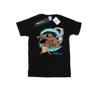 Disney - "Moana And Maui Wave" T-Shirt für Herren (Schwarz) 2XL