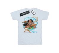 Disney - "Moana And Maui Wave" T-Shirt für Herren (Weiß) S