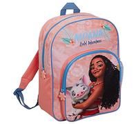 Disney Moana Bag Mädchen-Rucksack für Kinder, große Schultasche, Reisetasche, Sporttasche mit Getränkehalter, rose, Einheitsgröße