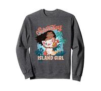 Disney Moana Birthday Island Girl Moana Pua Hei Hei Big Logo Sweatshirt