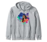 Disney Moana Follow The Stars Floral Night Sky Silhouette Kapuzenjacke