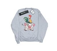 Disney - "Moana Hei Hei And Pua" Sweatshirt für Herren (Grau) S