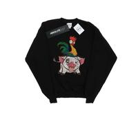 Disney - "Moana Hei Hei And Pua" Sweatshirt für Herren (Schwarz) S