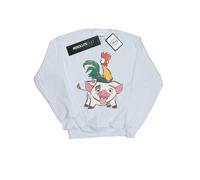 Disney - "Moana Hei Hei And Pua" Sweatshirt für Herren (Weiß) S