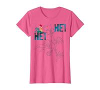 Disney Moana Hei Hei Outline T-Shirt, Damen, Rosa Meliert, M
