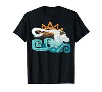 Disney Moana Maui Hook Surf and Sun Gradient Graphic T-Shirt T-Shirt