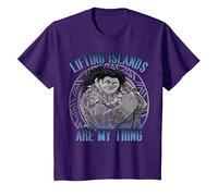 Disney Moana Maui Lifting Islands Are My Thing Portrait T-Shirt, Kinder, Violett, 116