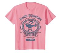 Disney Moana Maui's Demigod Est. 2016 Poster T-Shirt, Kinder, Rosa, 128