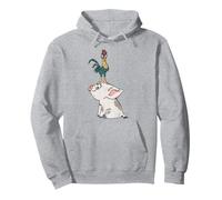 Disney Moana Pua And Hei Hei Portrait Pullover Hoodie