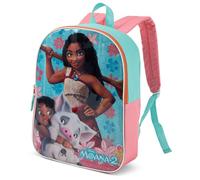 Disney Moana Rucksack für Kinder - niedlicher und langlebiger Kinderrucksack für Mädchen mit gepolsterten Trägern und Reißverschlussfach - ideale Kleinkind-Büchertasche für Schule und Reisen - 38,1 cm