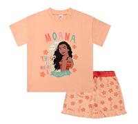 Disney Moana/Vaiana - Schlafanzug mit Kurzarm für Kinder - 100% Baumwolle - 3-4 Jahre: 104cm