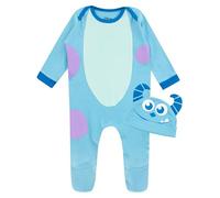 Disney Monster Ag Onesie Mit Hut | Monsters Ag Baby Kleidung | Sulley Schlafanzug Baby Blau 56-68
