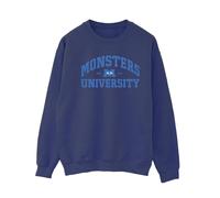 Disney Monsters University Logo-Sweatshirt für Damen/Damen (Marineblau) S