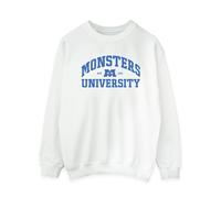 Disney Monsters University Logo-Sweatshirt für Damen/Damen (Weiß) S