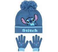 Disney Mütze Und Handschuhe | Stitch Mütze Und Handschuhe | Mädchen Hut | One Size Blau