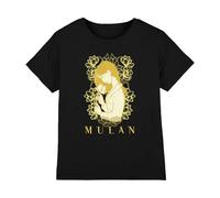 Disney Mulan Golden Garden Kinder T-Shirt, Schwarz, 3-4 J