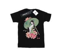 Disney - "Mulan Magnolia Collage" T-Shirt für Herren (Schwarz) 2XL