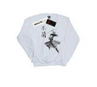 Disney - "Mulan Movie Sword Jump" Sweatshirt für Mädchen (Weiß) 5-6A / 110-116cm