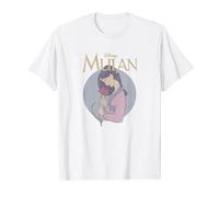 Disney Mulan Vintage Style Profile Logo T-Shirt