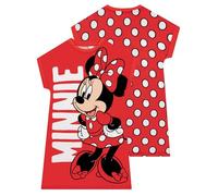 Disney Nachtkleid, Minnie Mouse Nachthemd, Nachthemden Mädchen Mit Tupfen, Nachthemd Kinder, Nachthemden Für Mädchen, Rot 110