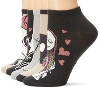 Disney Nightmare Before Christmas Füßlinge für Damen, 5er-Packung